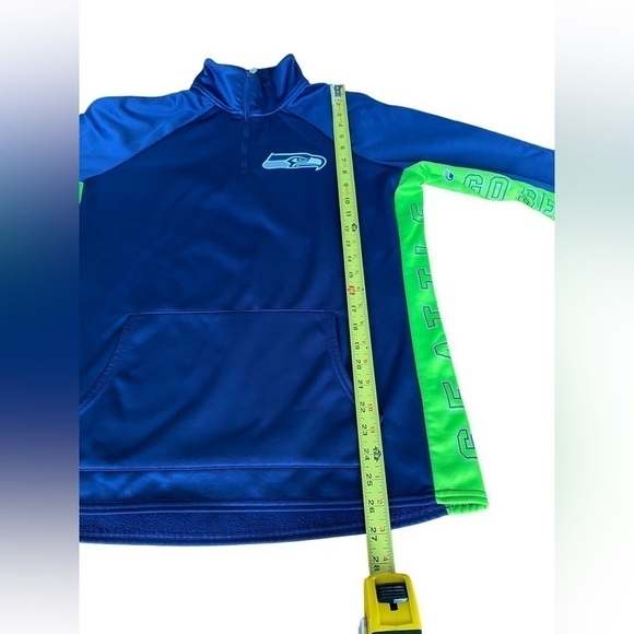 G-lll Sports Apparel Seattle Seahawks Fleece Lined Pullover 1/4 Zip NFL Men L - Picture 14 of 15